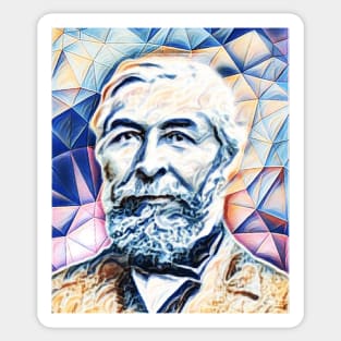 Jean Charles Galissard de Marignac Snowy Portrait | Jean Charles Galissard de Marignac Artwork 8 Sticker